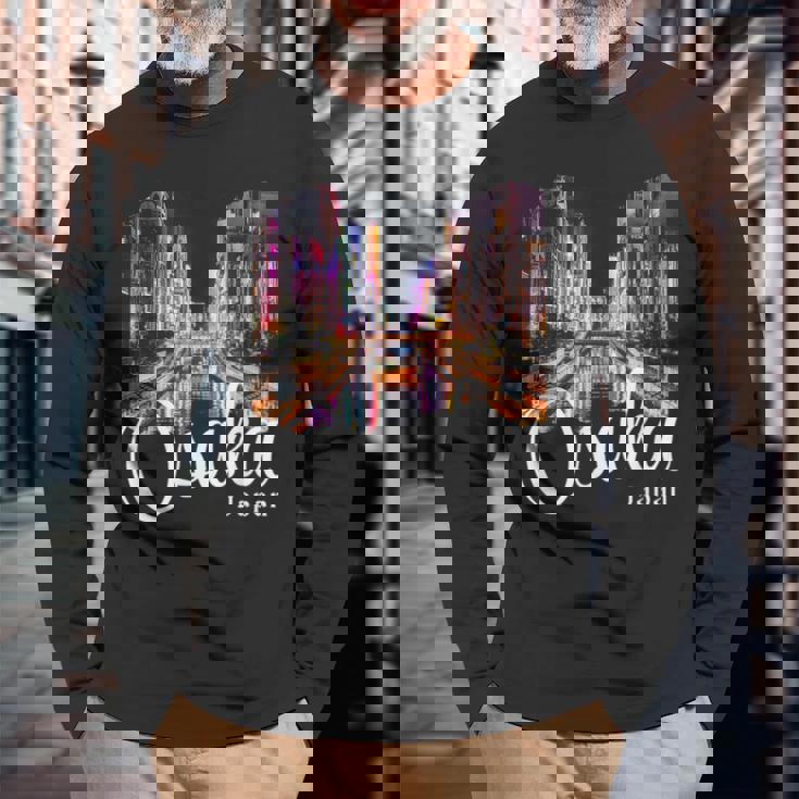 日本 大阪 お土産 大阪 長袖Tシャツ 高齢者への贈り物