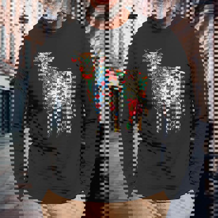 日本のファンのための日本の折り紙神戸リンドt和牛 長袖Tシャツ 高齢者への贈り物