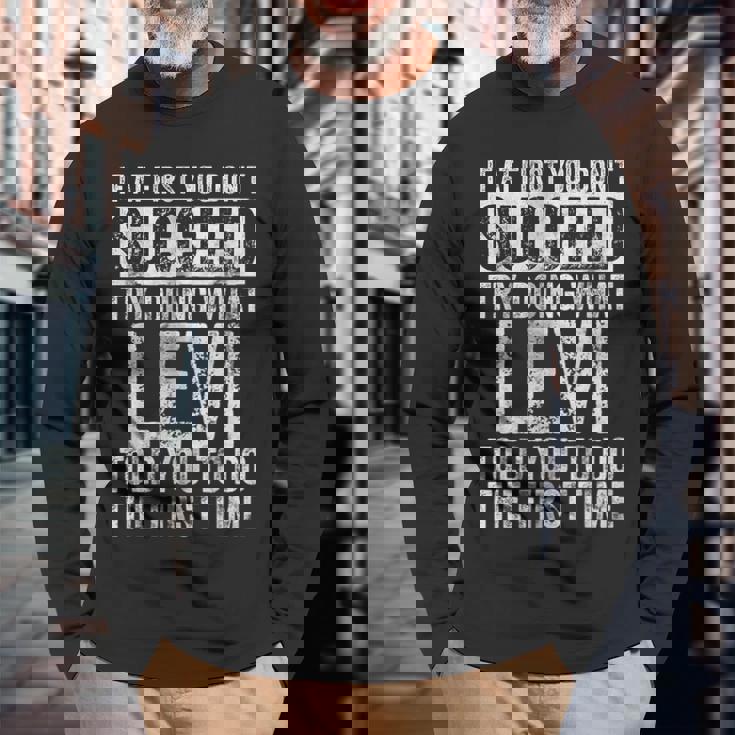 最初は成功しなかったら、リーバイスと同じことをやってみてください 長袖Tシャツ 高齢者への贈り物