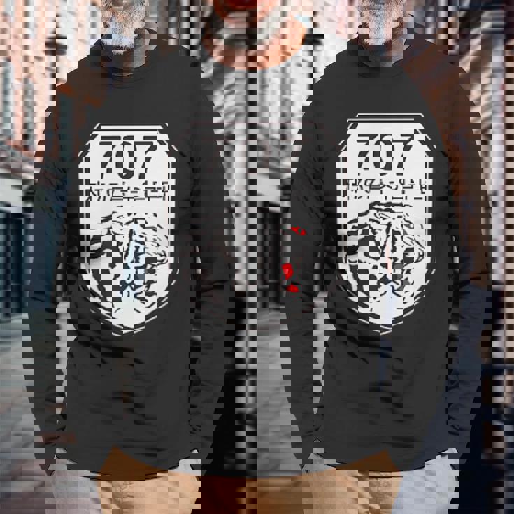 朝鮮特殊部隊 第707軍 朝鮮戦争 長袖Tシャツ 高齢者への贈り物