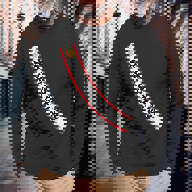 本日の主役 たすき 襷 パーティー 個性的 面白い イベント 笑える ネタ 飲み会 ギャグ ボケ 宴会 長袖Tシャツ 高齢者への贈り物