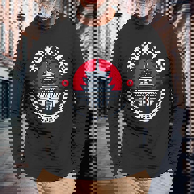 東京 日本 日本 浅草寺 お土産 アジア ビジター 長袖Tシャツ 高齢者への贈り物