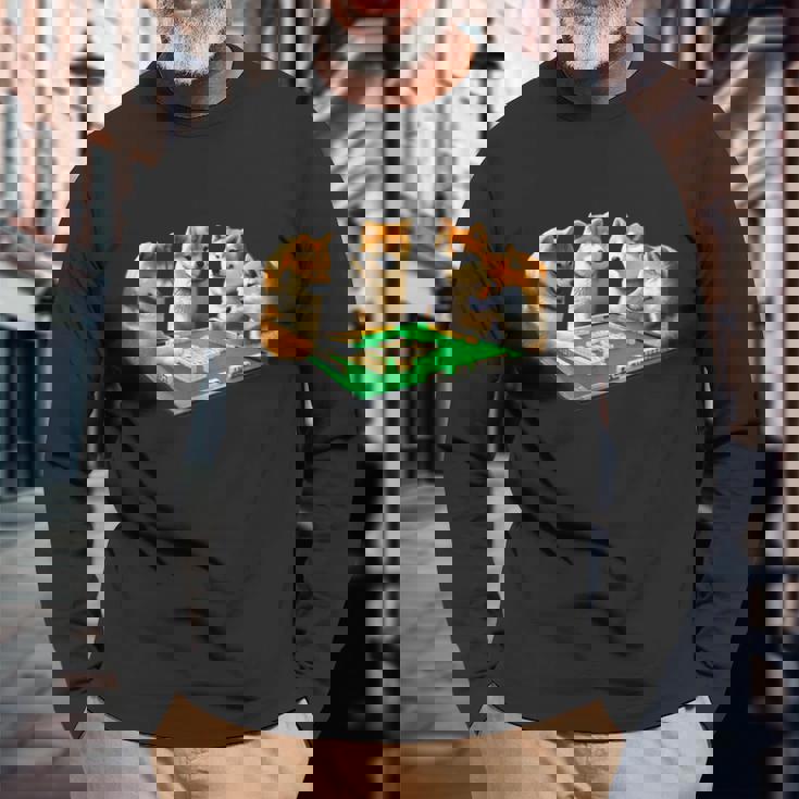 柴犬 イヌ 麻雀 面白いtシャツ 犬 文字入り メンズ おもしろ 面白い 服 おもしろグッズ ネタ 雀士 長袖Tシャツ 高齢者への贈り物