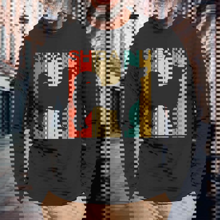 柴犬 犬 面白い 犬柴グッズ 長袖Tシャツ 高齢者への贈り物