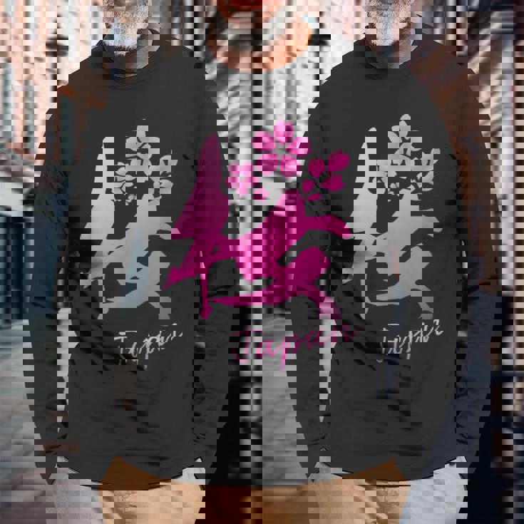 桜 漢字 日本語 毛筆風 筆文字 デザイン文字 カリグラフィー 和柄 日本 かっこいい お土産 海外 面白い 文字入り 長袖Tシャツ 高齢者への贈り物