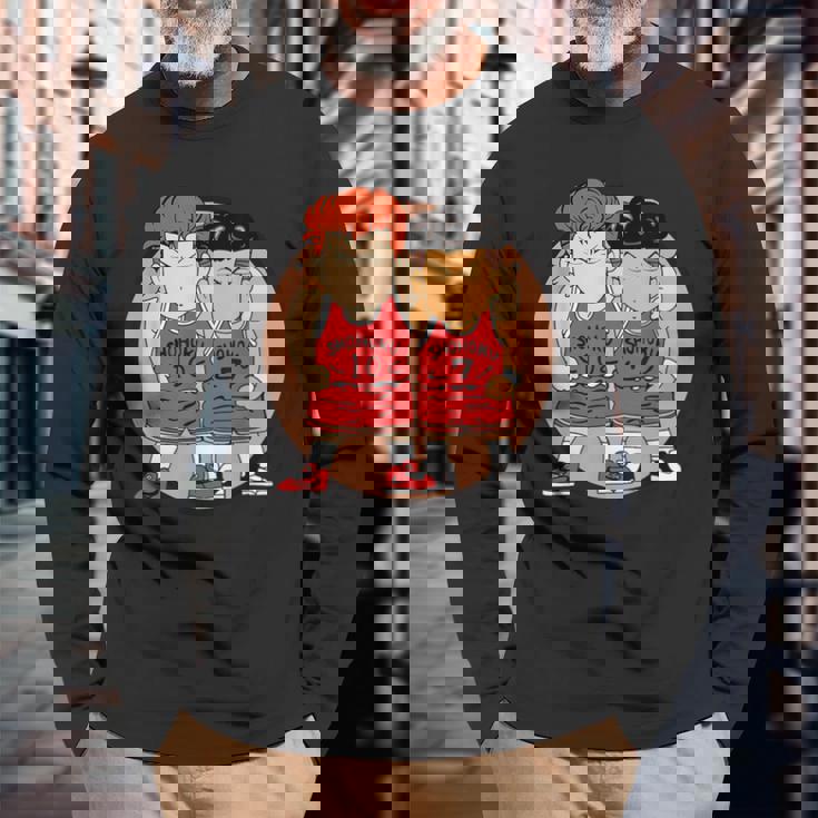 桜木花道と流川楓 長袖Tシャツ 高齢者への贈り物