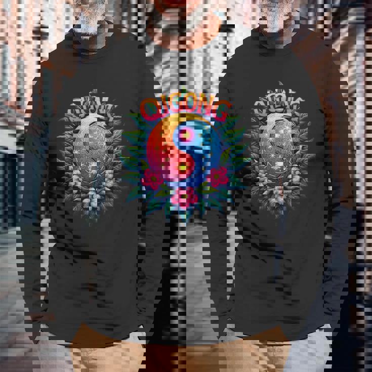 気功 長袖Tシャツ 高齢者への贈り物