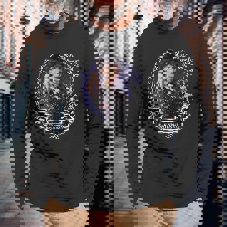 水曜シリーズ ネバーモアフレーム 水曜日 長袖Tシャツ 高齢者への贈り物