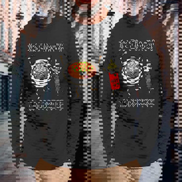 沖縄タコライスさん 長袖Tシャツ 高齢者への贈り物