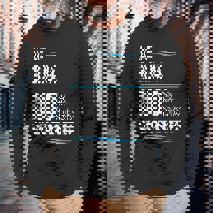 湖 ビワ ファニー 長袖Tシャツ 高齢者への贈り物