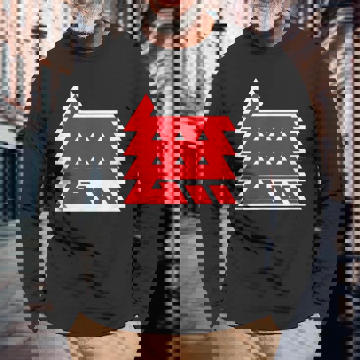 無（Nothing） 長袖Tシャツ 高齢者への贈り物