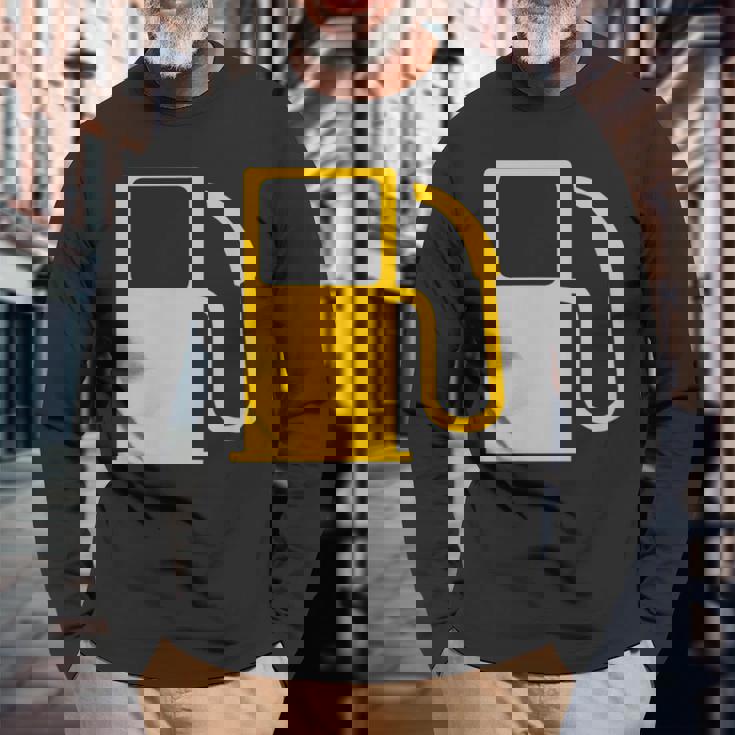 燃料インジケーターリフィル 長袖Tシャツ 高齢者への贈り物