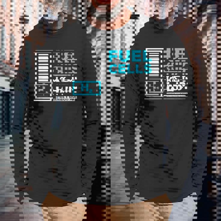 燃料電池 車両用燃料電池 長袖Tシャツ 高齢者への贈り物