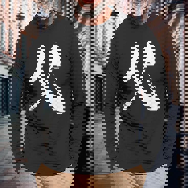 父 パパ 漢字 家族コーデ 記念撮影 ファミリー 黒 他カラー メンズ 大きいサイズ 筆文字 長袖Tシャツ 高齢者への贈り物