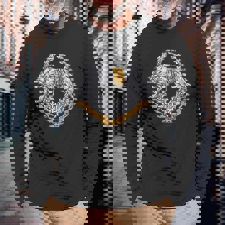 特殊作戦部隊ウクライナ軍 スペツナズワッペン 長袖tシャツ 長袖Tシャツ 高齢者への贈り物