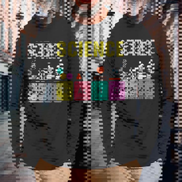 理科 先生 おもしろい 物理学者 物理学 先生 学生 長袖Tシャツ 高齢者への贈り物