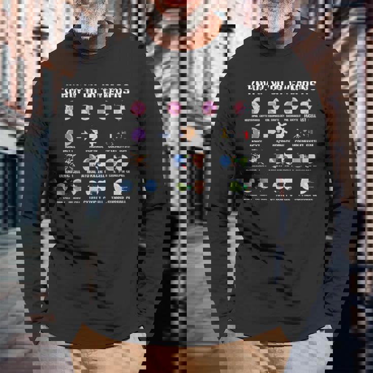 生物微生物学シャツ ウイルス遺伝子酵素ギフトアイデア 長袖Tシャツ 高齢者への贈り物