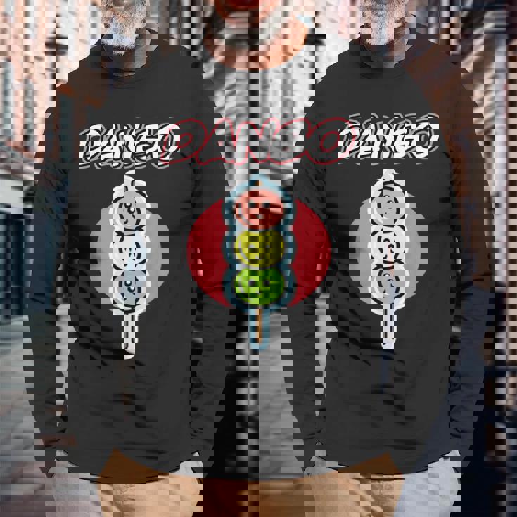 男女兼用のダンゴデザイン ダンゴ 長袖Tシャツ 高齢者への贈り物