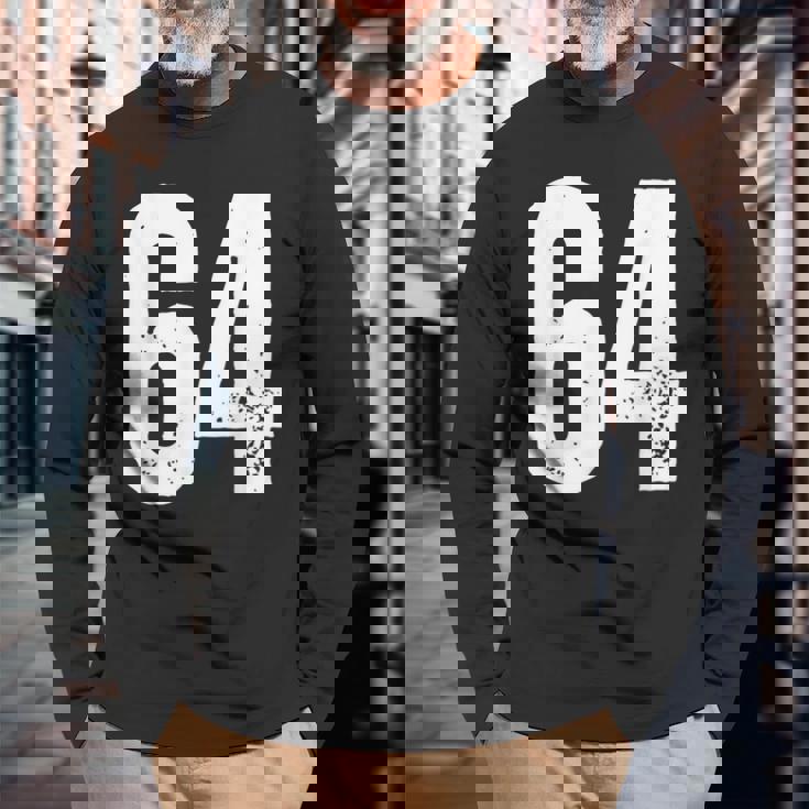 番号 64 長袖Tシャツ 高齢者への贈り物