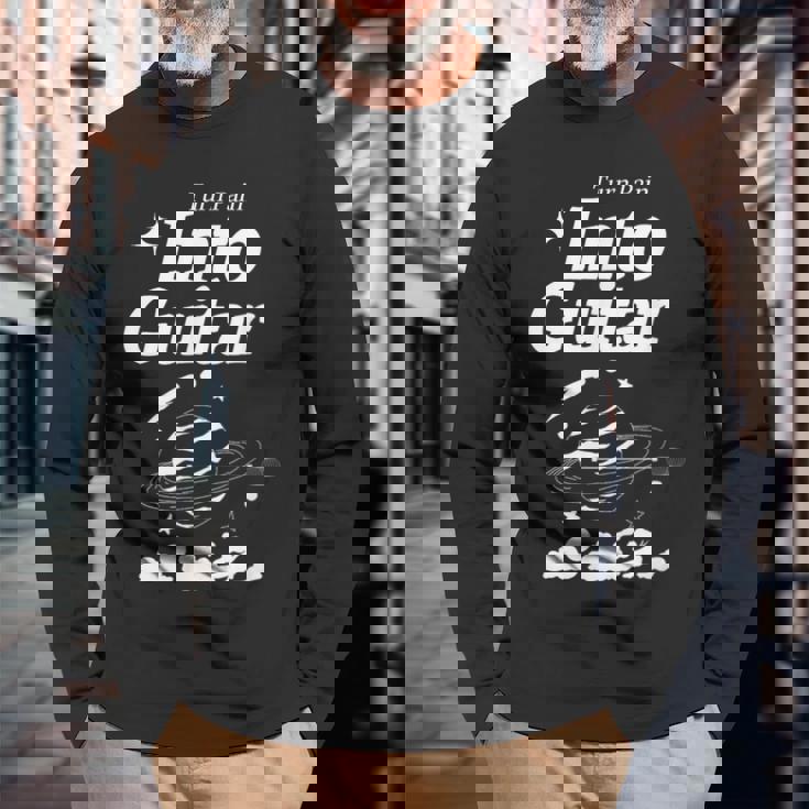 痛みをギターに変える 長袖Tシャツ 高齢者への贈り物