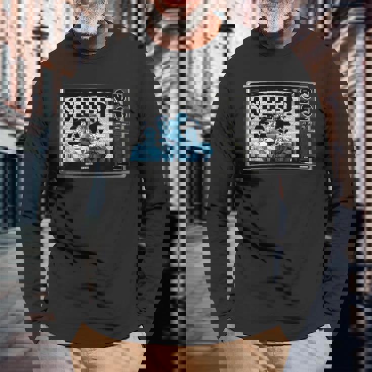 私たちのお気に入りの1980年代映画「Sleep They Live」からの引用 長袖Tシャツ 高齢者への贈り物