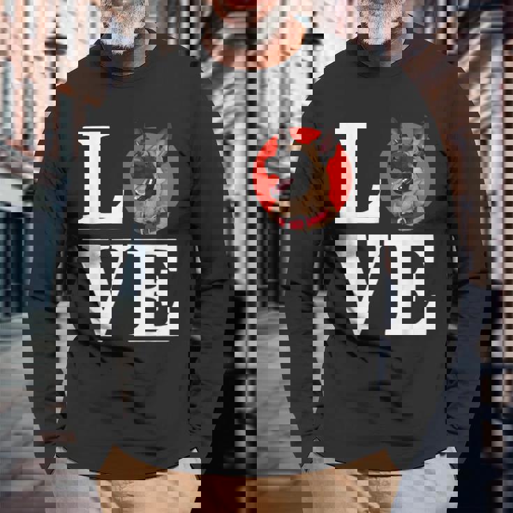 私はベルギーのマリノア子犬愛好家が大好きです 長袖Tシャツ 高齢者への贈り物