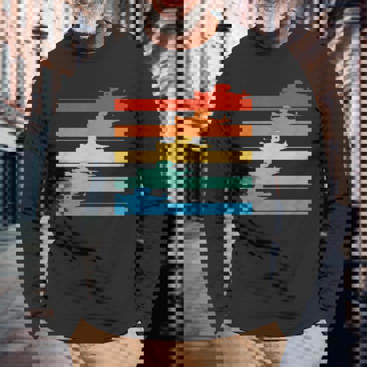 競艇 ボートレース ストライプ 面白いtシャツ メンズ おもしろ 面白 ネタ 面白グッズ 長袖Tシャツ 高齢者への贈り物