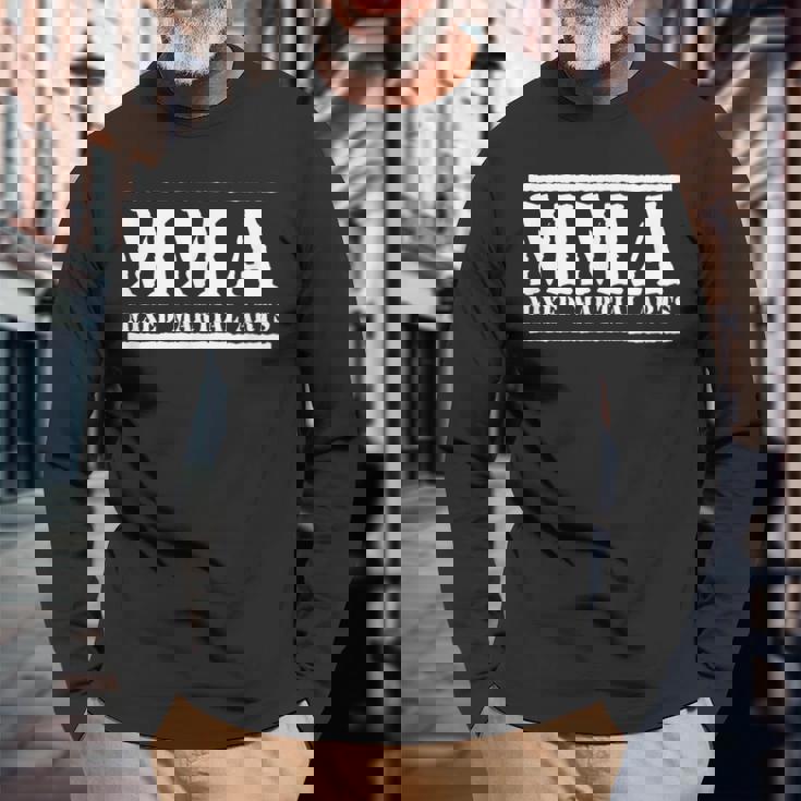 総合格闘技総合格闘技 長袖Tシャツ 高齢者への贈り物