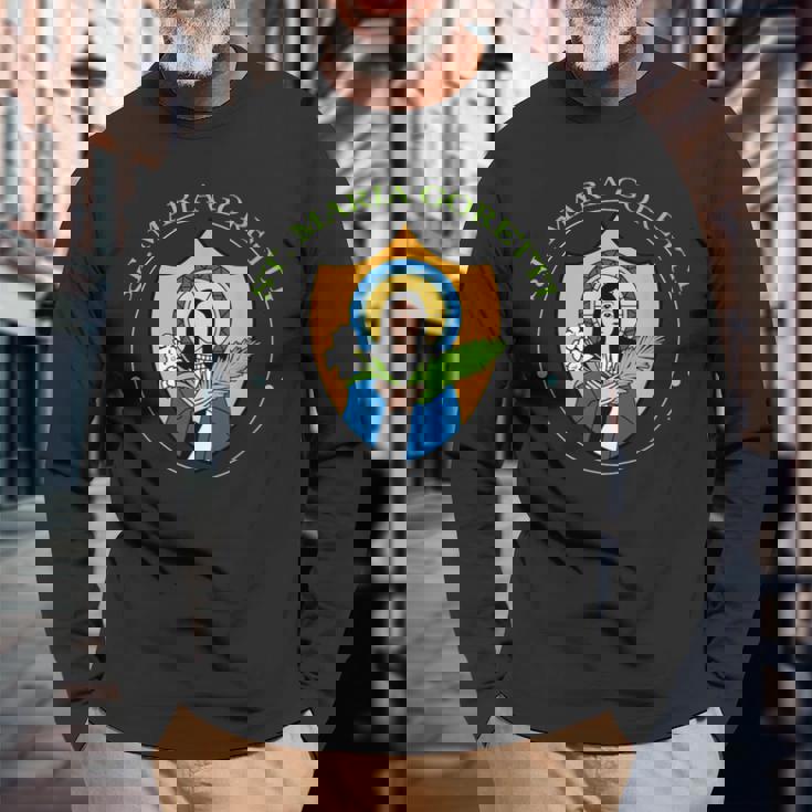 聖マリア・ゴレッティ リリー・セインツ カトリック ガールズ ピュリティ 長袖Tシャツ 高齢者への贈り物