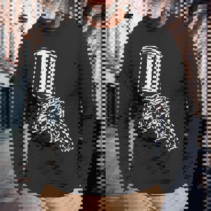 自動車噴霧器 車体 自動車塗装業者 長袖Tシャツ 高齢者への贈り物