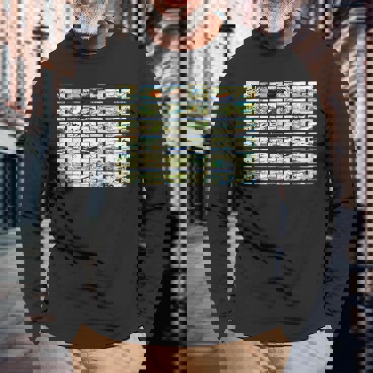 葛飾 北斎 富嶽三十六景 有名アート 長袖Tシャツ 高齢者への贈り物