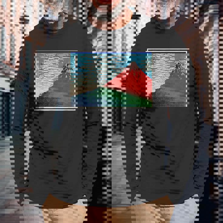 葛飾北斎 浮世絵 富嶽三六景 富士山 名作 アート 絵画 メンズ レディース 面白い 服 美術 長袖Tシャツ 高齢者への贈り物