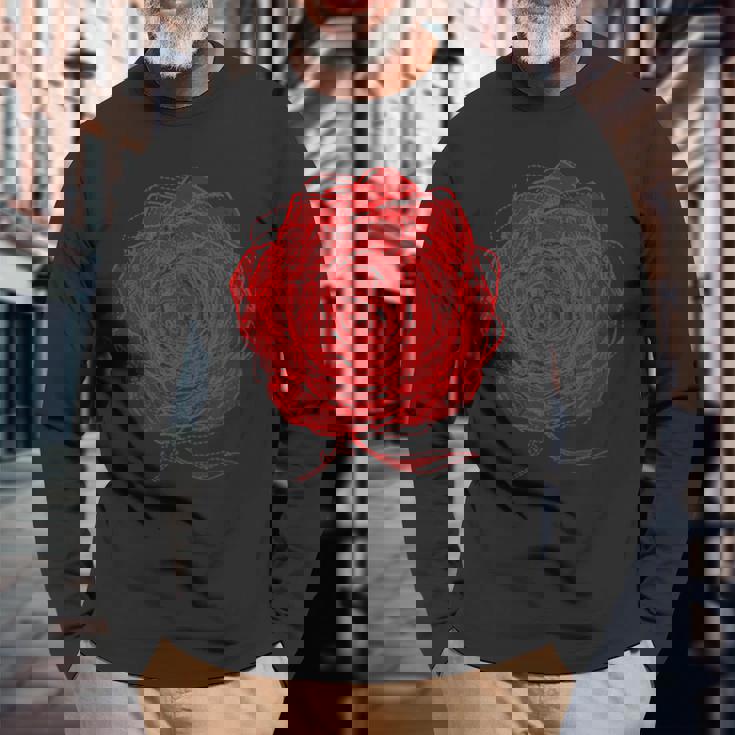 薔薇 花 メンズ レディース 半袖 ロック おしゃれ かっこいい ワイルド 大きいサイズ プリント 黒 ローザス 長袖Tシャツ 高齢者への贈り物