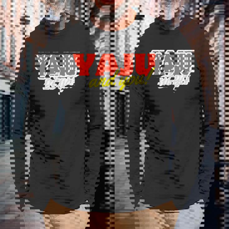 野獣先輩 真夏の夜の淫夢 田所浩二 淫ミュ Yaju&U 長袖Tシャツ 高齢者への贈り物