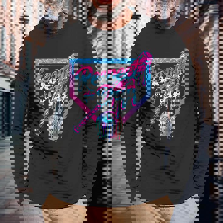 野球 ドリップ用 男の子 アイスクリームドリップユース ボーイズ 野球 長袖Tシャツ 高齢者への贈り物