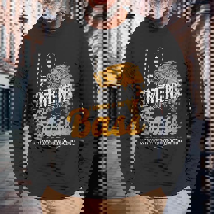 釣り ヴィンテージ 止まり木 釣り 長袖Tシャツ 高齢者への贈り物