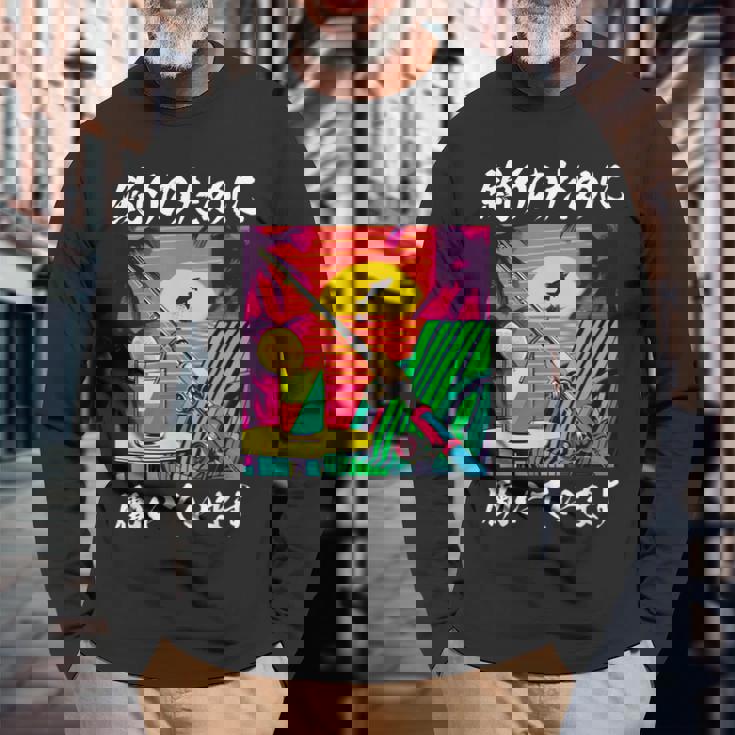 釣り 面白いtシャツ 釣りバカ 文字 釣り人 メンズ おもしろ ネタ 面白い 服 オリジナル 海釣り 川釣り 長袖Tシャツ 高齢者への贈り物