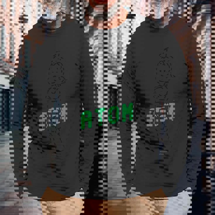 鉄腕アトム Roundアトム Ctezuka Productions 長袖Tシャツ 高齢者への贈り物