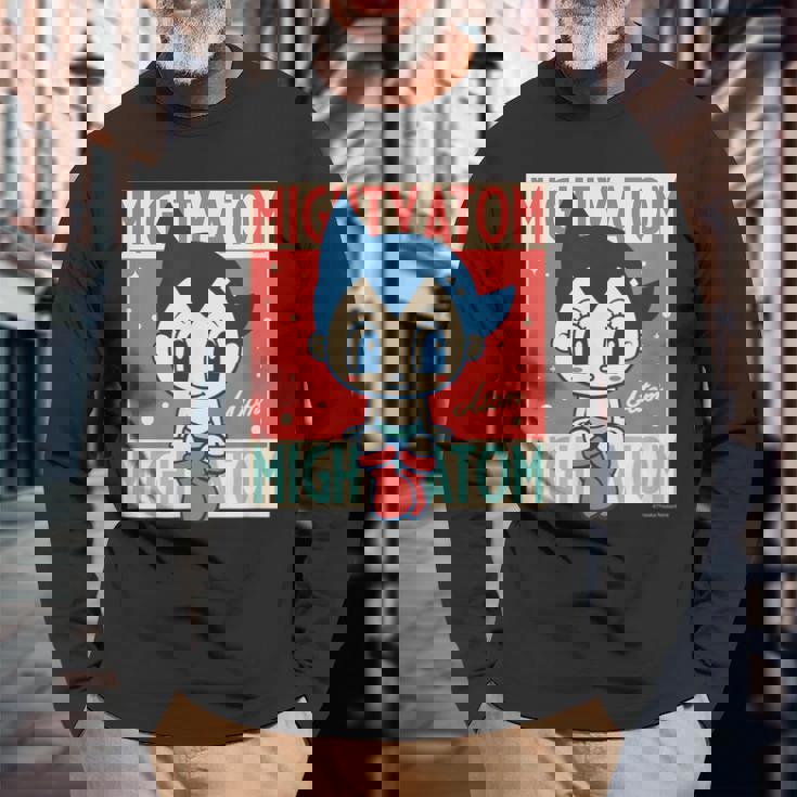 鉄腕アトム レトロ アトム Ctezuka Productions 長袖Tシャツ 高齢者への贈り物