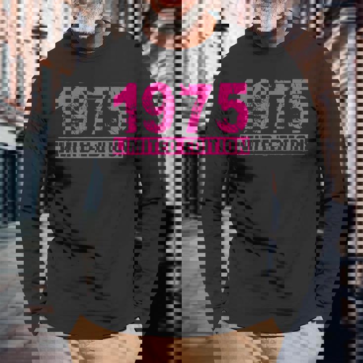 限定版 1975 誕生日 1975年 1975年生まれ 長袖Tシャツ 高齢者への贈り物