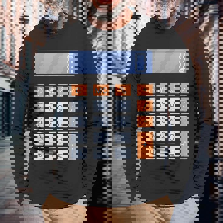 電卓 ハロウィン コスチューム 長袖Tシャツ 高齢者への贈り物