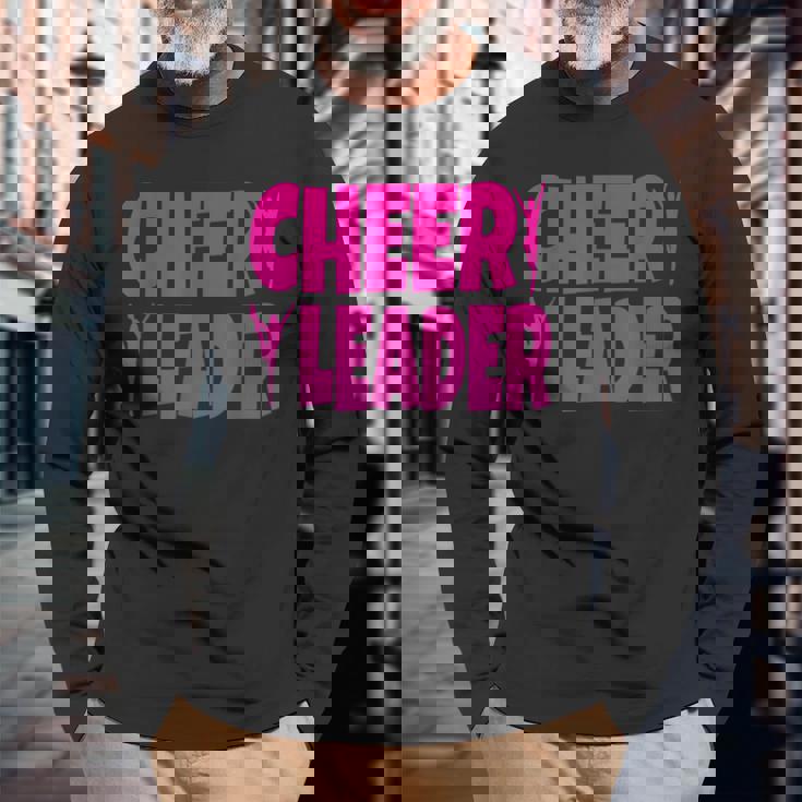 面白い チアリーディング チアリーダー チアグッズ 大人 長袖Tシャツ 高齢者への贈り物