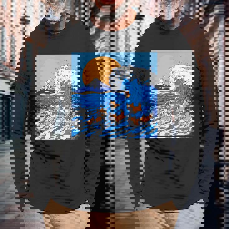 面白いtシャツ コーギー 犬 イヌ わんこ メンズ 犬好き グッズ かわいい おもしろ 面白い 服 ネタ 夏 長袖Tシャツ 高齢者への贈り物