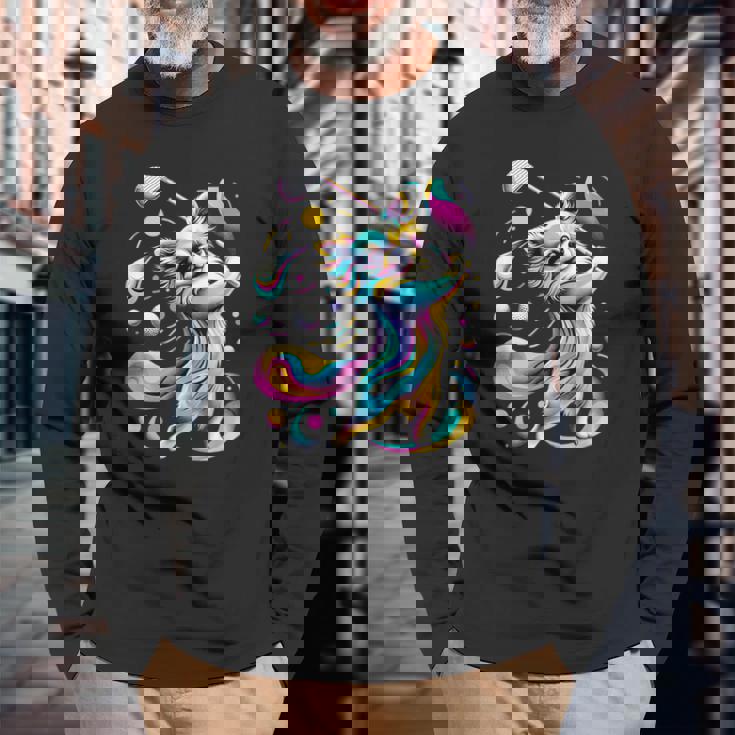 面白いtシャツ チワワ ゴルフ イヌ わんこ メンズ 犬好き グッズ かわいい おもしろ 面白い 服 ネタ 長袖Tシャツ 高齢者への贈り物