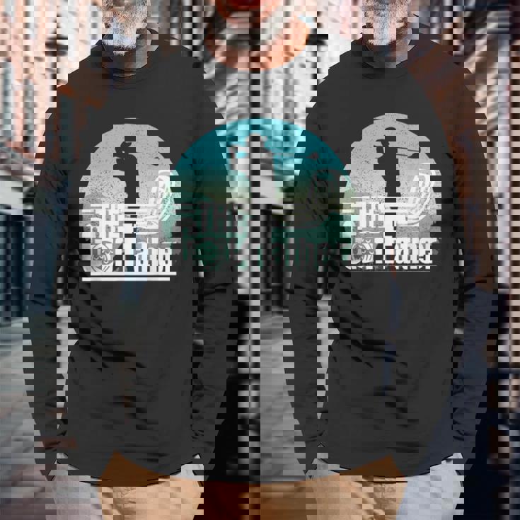 面白いゴルフグラフィック 男性用 ゴルフ父の日ゴルフ 父の日ゴルフ 長袖Tシャツ 高齢者への贈り物