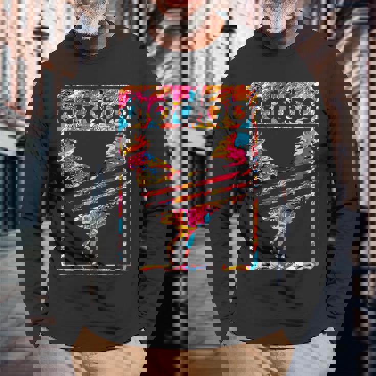 面白いフィリピンティーピノイチキンアドボ。 長袖Tシャツ 高齢者への贈り物