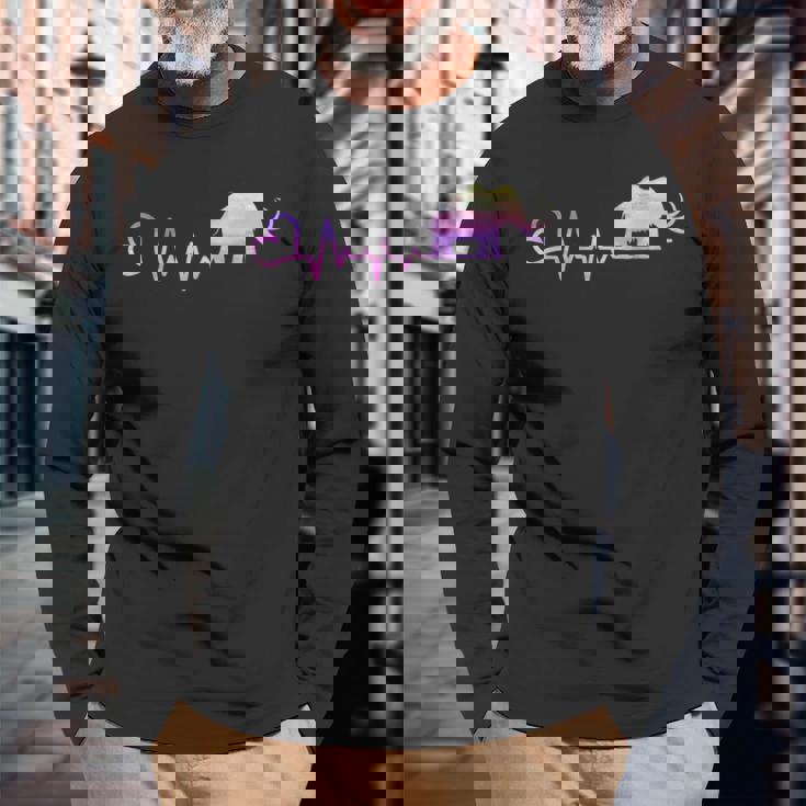 面白いマムートシャツ 先史時代のファンへのギフトに 長袖Tシャツ 高齢者への贈り物