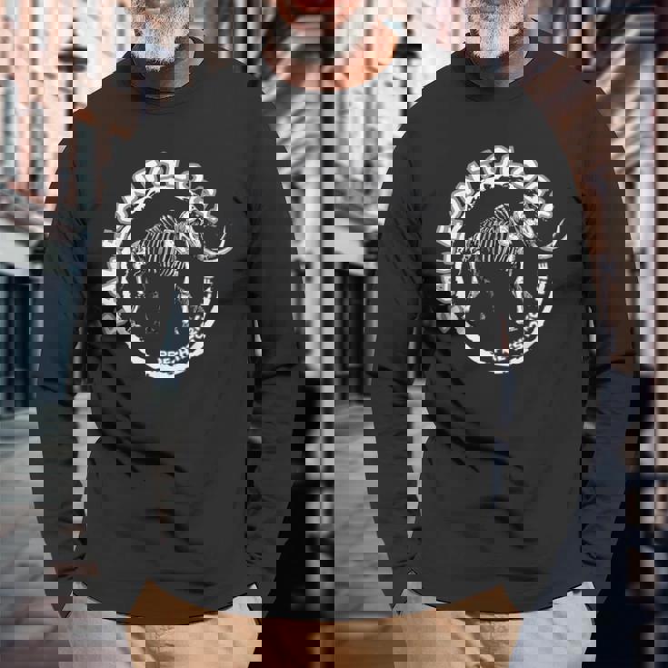 面白いマムート先史時代のギフトデザイン。 長袖Tシャツ 高齢者への贈り物