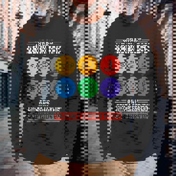 面白い車整備士のことわざ 自動車整備士 面白いメカニック 長袖Tシャツ 高齢者への贈り物