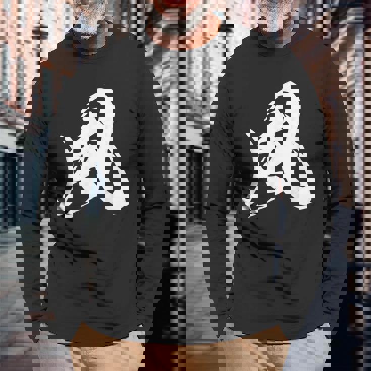 風 漢字 一文字 黒 シンプル 他カラー メンズ レディース 大きいサイズ 筆文字 長袖Tシャツ 高齢者への贈り物